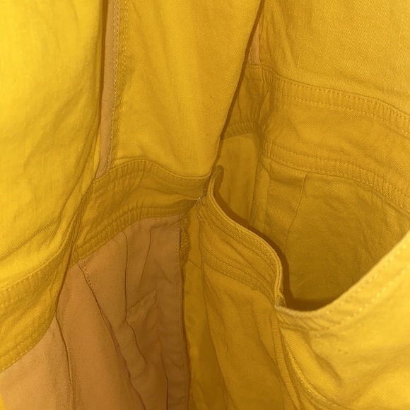 A.L.C. Walker Yellow Wrap Linen Blend Midi Dress - Picture 9 of 15